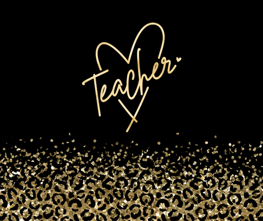 Black and Gold Teacher