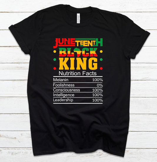 Juneteenth Black King T-shirt