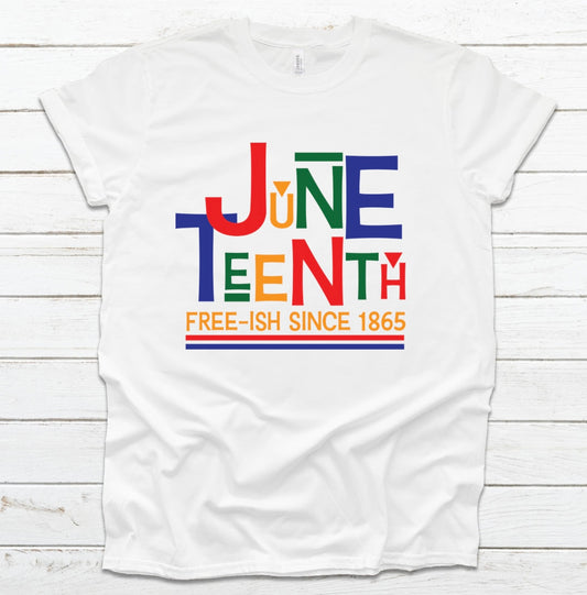 Colorful Juneteenth T-shirt