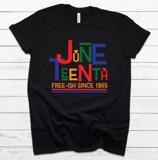 Colorful Juneteenth T-shirt