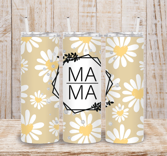 Mama: Yellow w/ Flowers