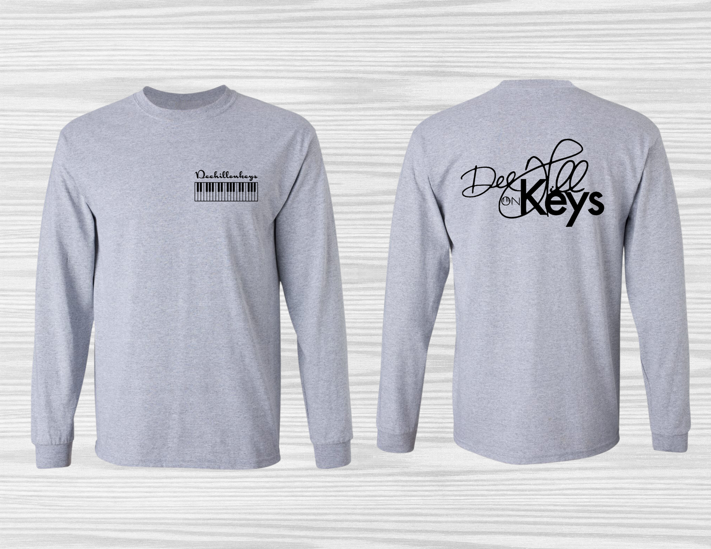 #1 Deehillonkeys Gray Shirt