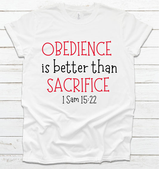 Obedience is better than Sacrifice