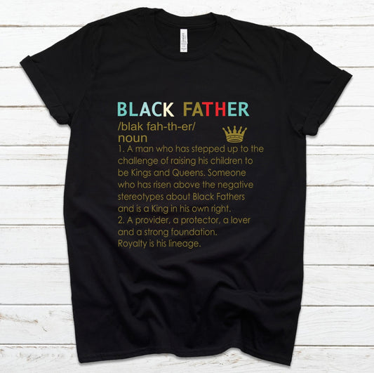 Black Father T-shirt