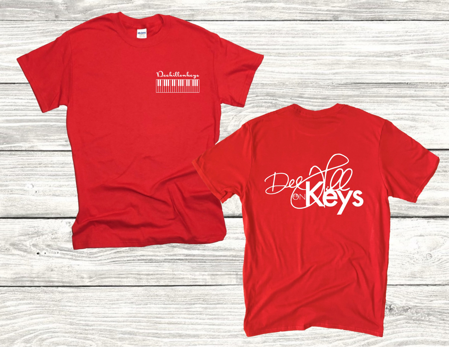 #1 Deehillonkeys Red Shirt