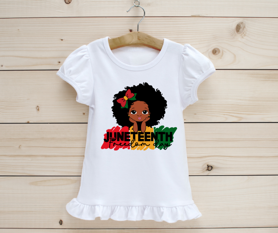 Juneteenth: Little Girl Afro