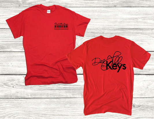 #1 Deehillonkeys Red Shirt