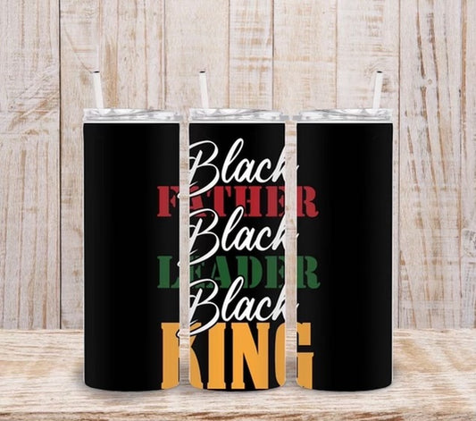 Father's Day Juneteenth Tumbler