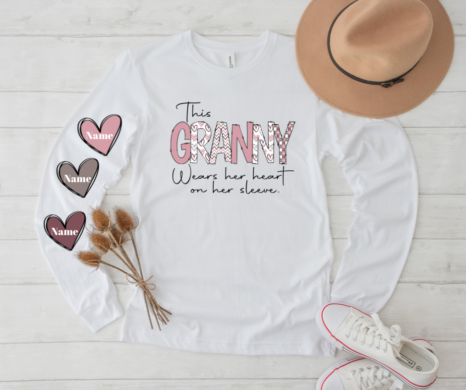 This GRANNY wears her heart on her sleeve