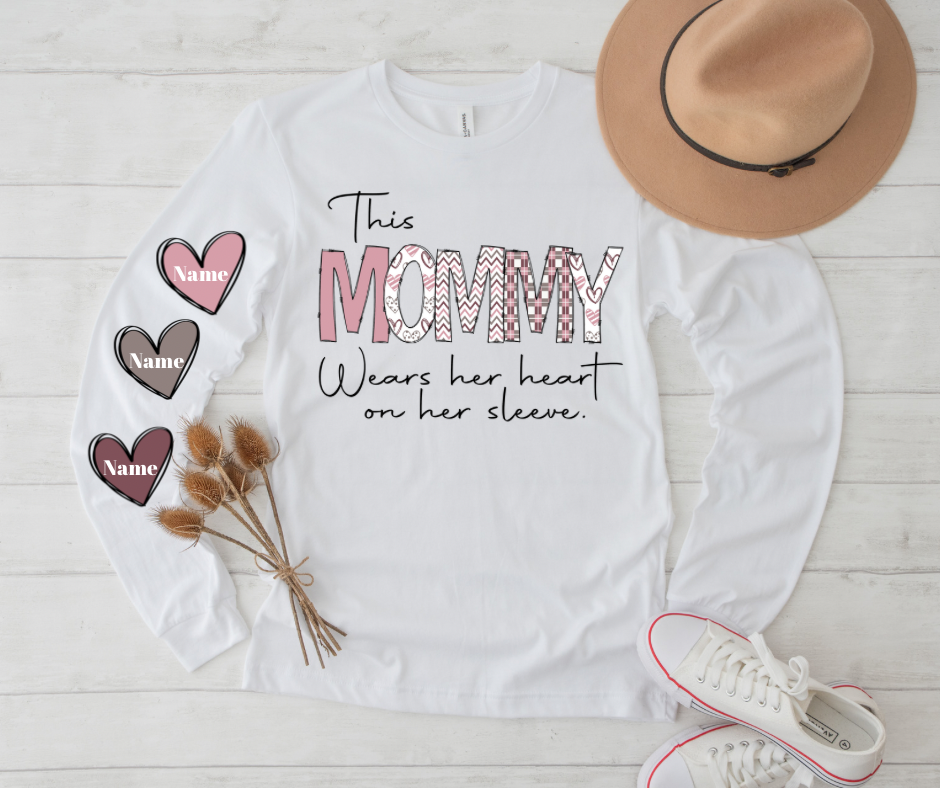 This MOMMY wears her heart on her sleeve