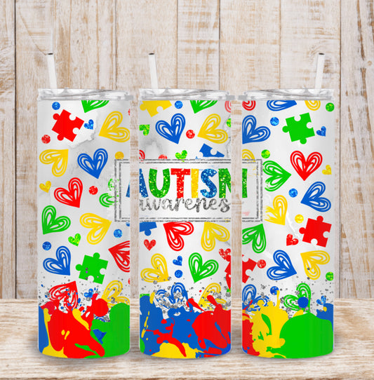 Autism Awareness: Hearts