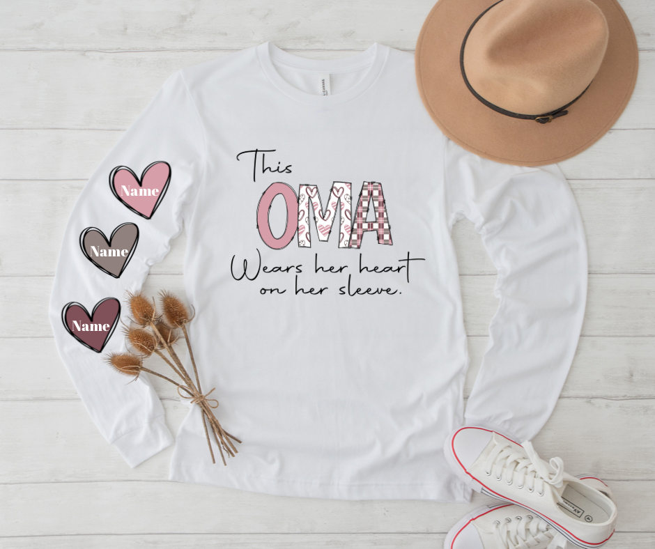 This OMA wears her heart on her sleeve