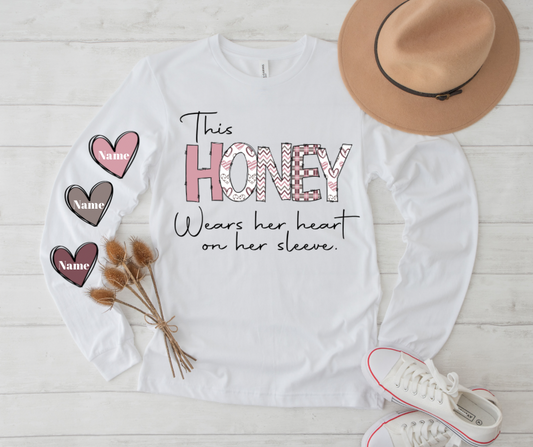 This HONEY wears her heart on her sleeve