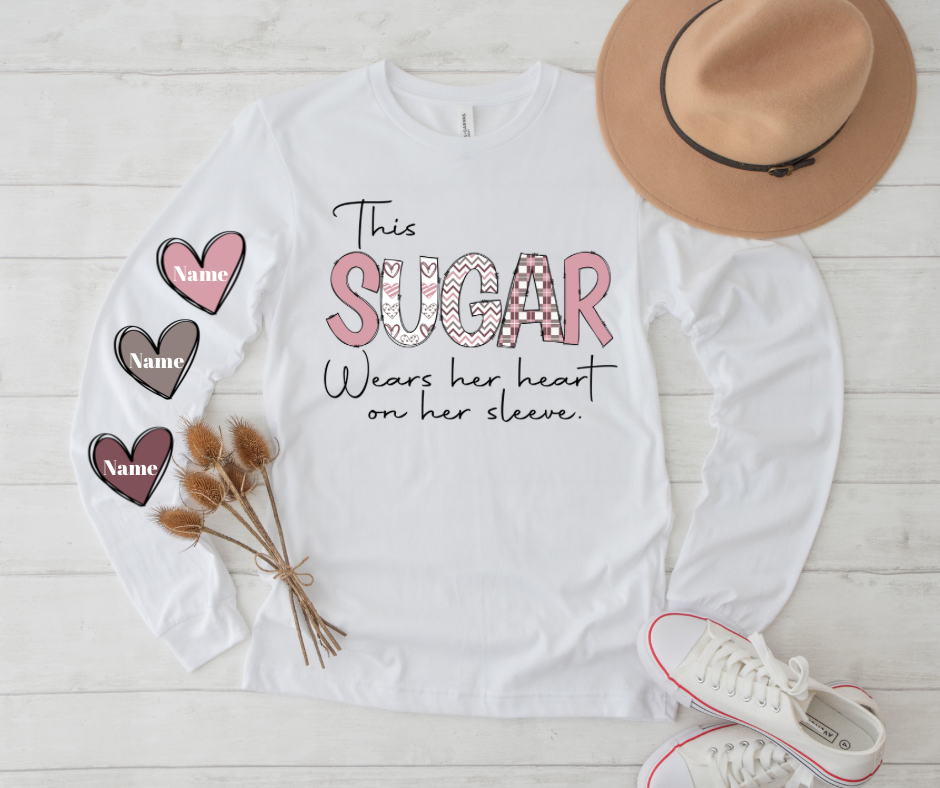 This SUGAR wears her heart on her sleeve