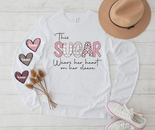 This SUGAR wears her heart on her sleeve